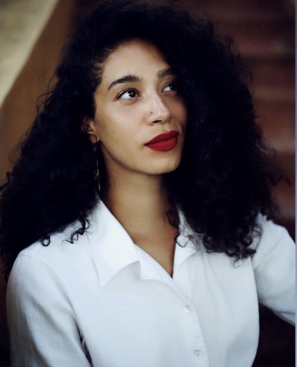 Simago portrait with red lips
